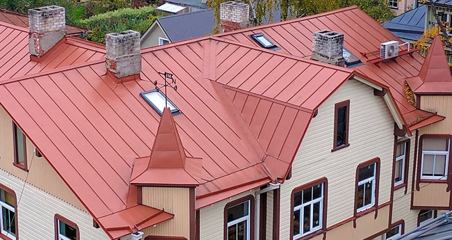 Крыша с фальцевым покрытием